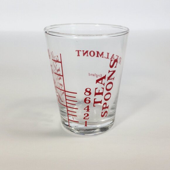 Vintage Graduated Medicine Glass Realmont England No.452 NEW OLD STOCK WITH BOX - Picture 3 of 7